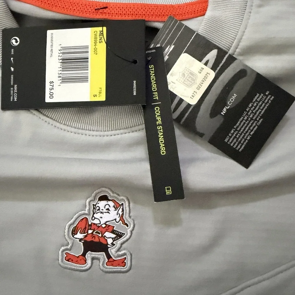 Nike Cleveland Browns‎ NFL Sideline Small L/S Shirt On Field Dri-fit Performance